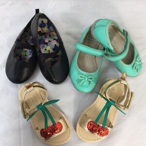 Baby Girls Sandal and Flats Summer Shoes Bundle Size 5 GREAT Condition